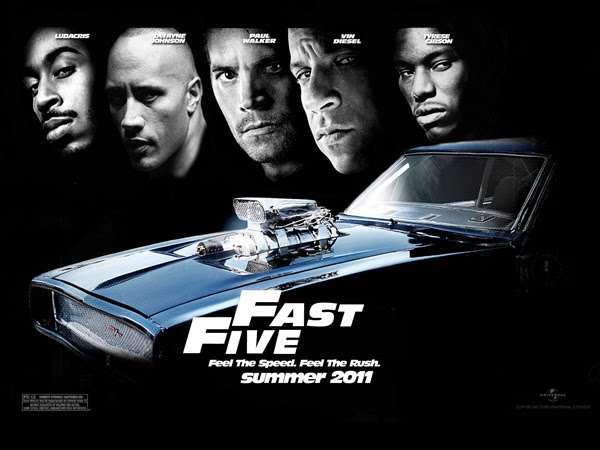 Fast and Furious: 1-4 Plus Fast & Furious 5 (FF 1-5) [DVD] >>>No waiting<<<